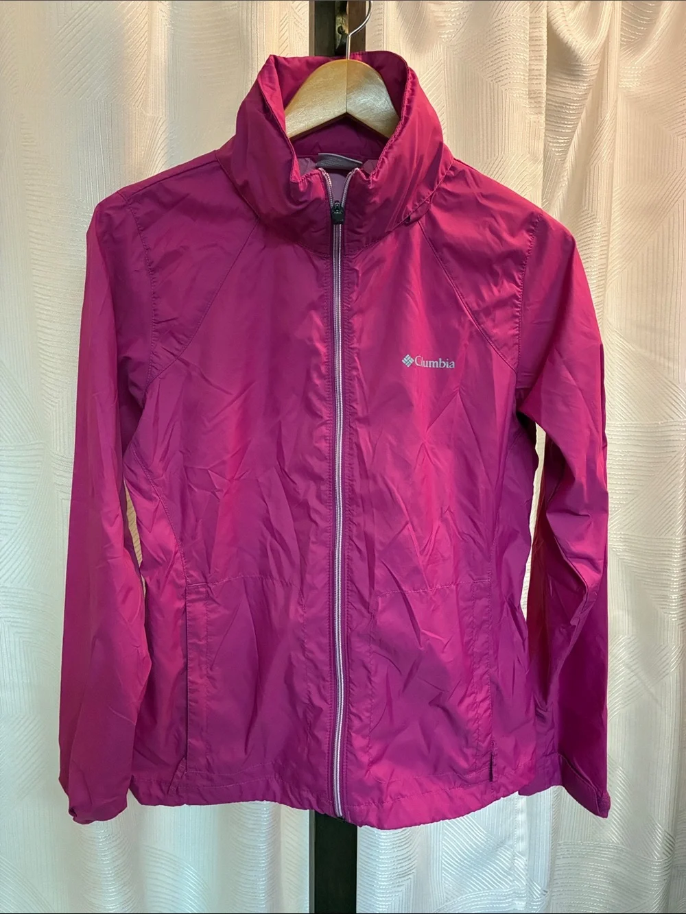 Columbia Magenta Lightweight Full-Zip Jacket
